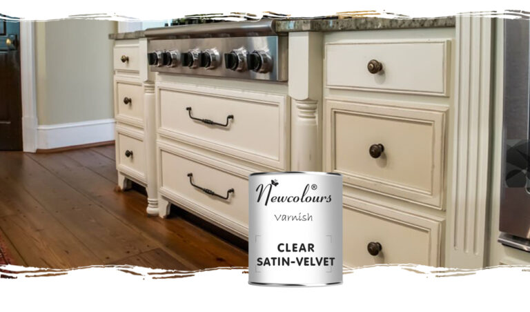 High-durability Clear Very Hard Water-Based Varnish for furniture, countertops, and wood, perfect for upcycling and protection.