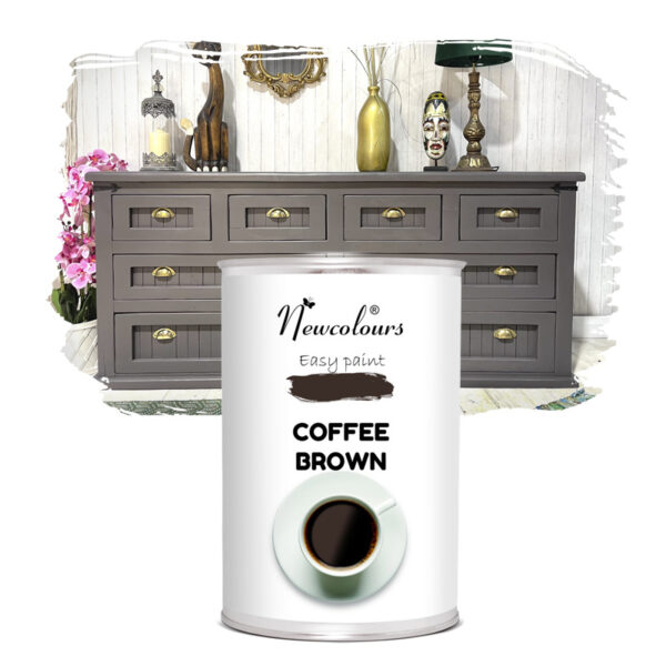 Discover Newcolours high-coverage acrylic furniture paint, designed for easy application on wood and furniture in Ireland & UK. No need for sealing – durable and long-lasting results. Perfect for upcycling and DIY projects! Newcolours premium acrylic furniture paint – easy to use, high coverage, and durable. Ideal for wood & furniture in Ireland & UK.