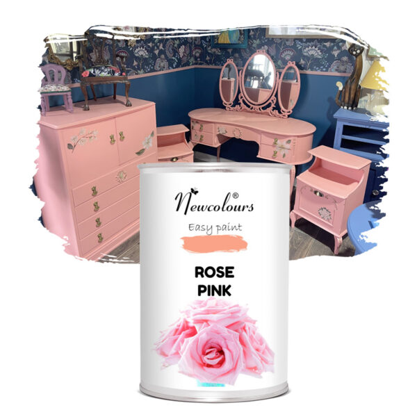 Paint for furniture in Ireland and UK – Newcolours Upcycling Paint with excellent coverage and smooth finish.