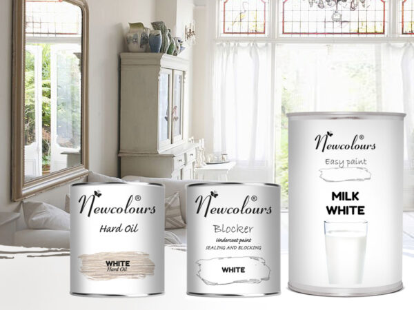 Furniture paint for upcycling – create a vintage look with Newcolours Paint.