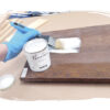 Newcolours Blocker Covers dark colours and stains caused by tannin, resin, grease, rust, asphalt, crayons, graffiti, and more. Also helps eliminate lingering odours.