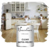 High-durability Clear Very Hard Water-Based Varnish for furniture, countertops, and wood, perfect for upcycling and protection.