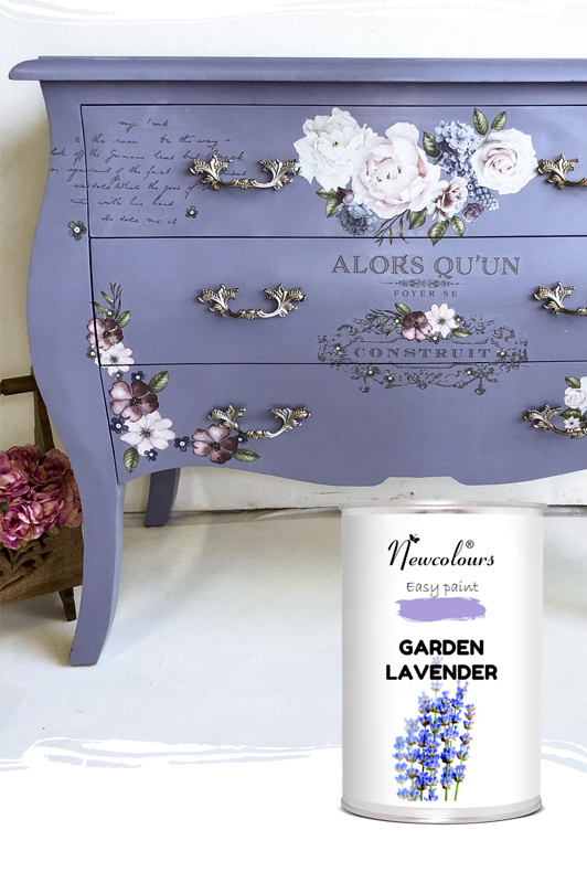 Paint for furniture in Ireland and UK – Newcolours Upcycling Paint with excellent coverage and smooth finish.