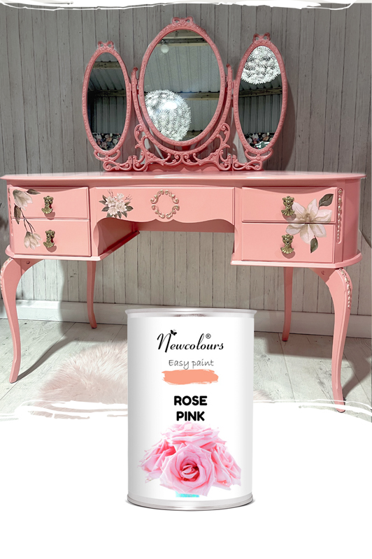 Paint for furniture in Ireland and UK – Newcolours Upcycling Paint with excellent coverage and smooth finish.