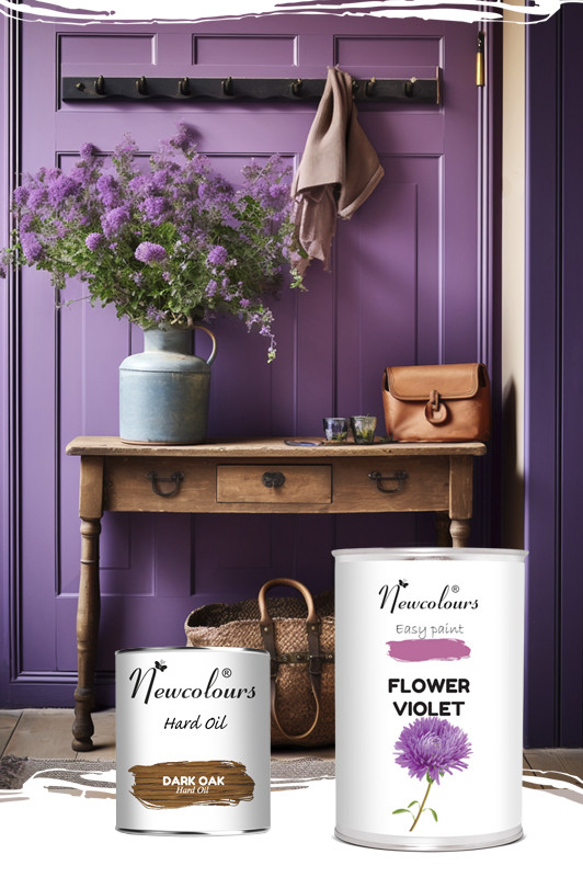 Paint for furniture in Ireland and UK – Newcolours Upcycling Paint with excellent coverage and smooth finish.