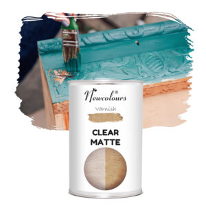 High-durability Clear Very Hard Water-Based Varnish for furniture, countertops, and wood, perfect for upcycling and protection.