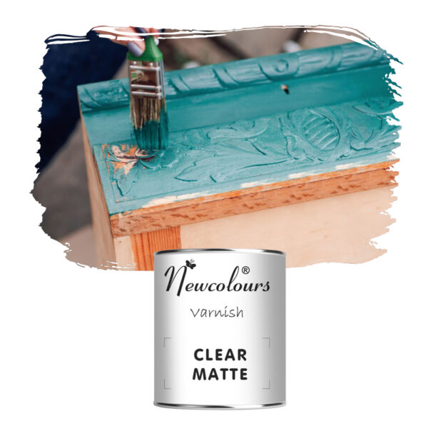High-durability Clear Very Hard Water-Based Varnish for furniture, countertops, and wood, perfect for upcycling and protection.
