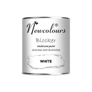 Newcolours Blocker Covers dark colours and stains caused by tannin, resin, grease, rust, asphalt, crayons, graffiti, and more. Also helps eliminate lingering odours.
